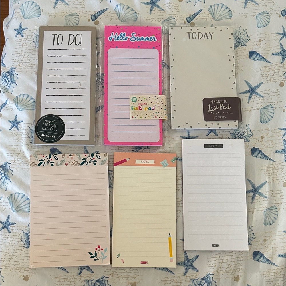 Magnetic List Pad Set - Multicolor